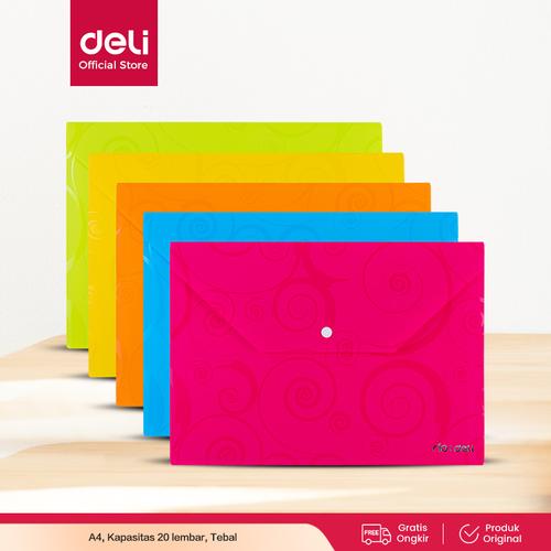 [EZO.7001711] Deli Map Folder / File Map A4 Kapasitas 20 Lembar E39640