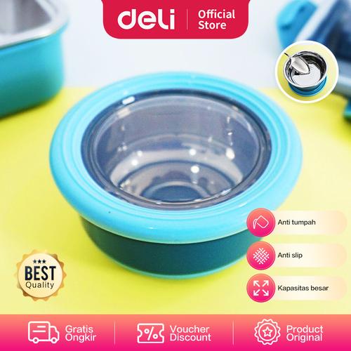 [EZO.7001714] Deli Tempat Bekal Soup Stainless Steel / Soup Bowl Anti Tumpah J01348