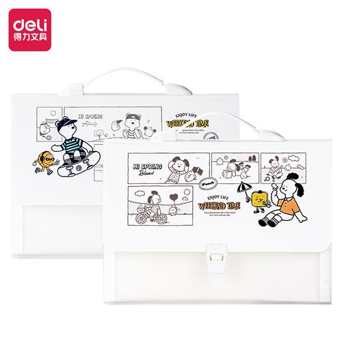 [EZO.7001769] Deli Map Harmonika / Expanding File Kartun A4 13 Slot PM314