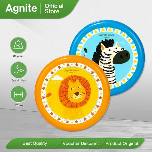 [EZO.7001772] Agnite Piring Terbang Mainan / Flying Disk Frisbee 20 cm Kartun FT405