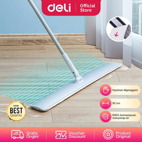 [EZO.7001775] Deli Pel Lantai / Microfiber Mop 92 cm Gratis 1 Refill 19506