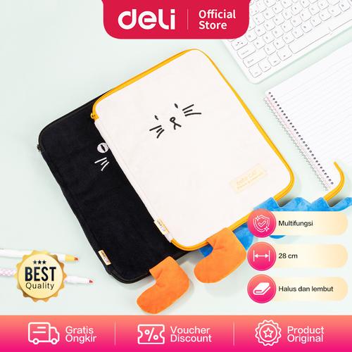 [EZO.7001779] Deli Tas Dokumen / Tas Tablet Multifunctional Pouch 28 cm Halus BA141