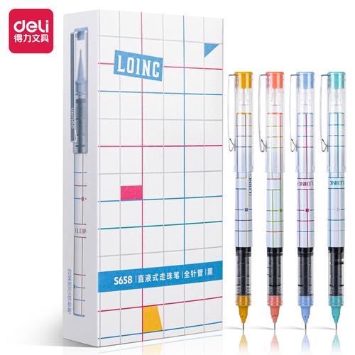 [EZO.7001800] Deli Pulpen Roller / Roller Pen Lucu Kapasitas Tinta 1100 Meter S658
