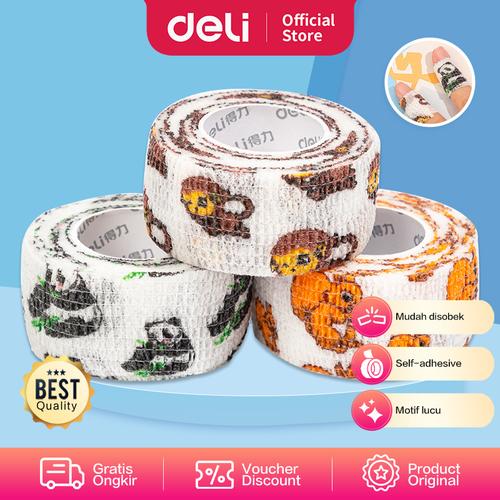 [EZO.7001818] Deli Tape Pelindung Jari / Finger Tape Anak Lucu Isi 2 JF672