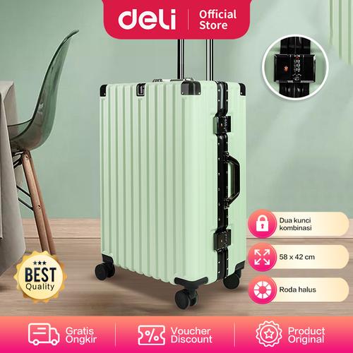 [EZO.7001825] Deli Travel Luggage / Koper 26 Inch Dua Kunci Kombinasi EH1044