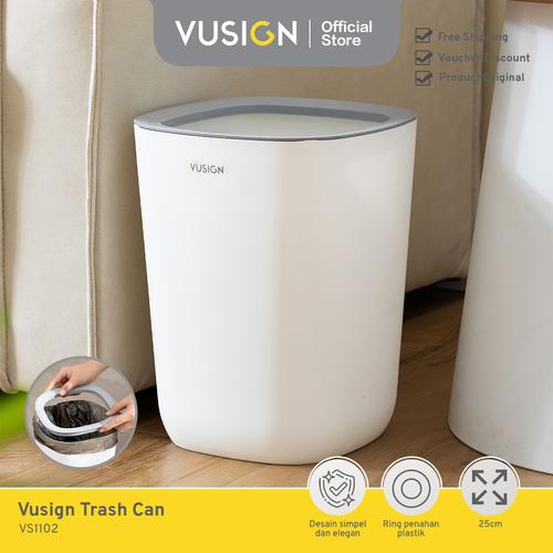 [EZO.7001830] Vusign Trash Can / Tempat Sampah / Tong Sampah Ruang Tamu 25cm VS1102
