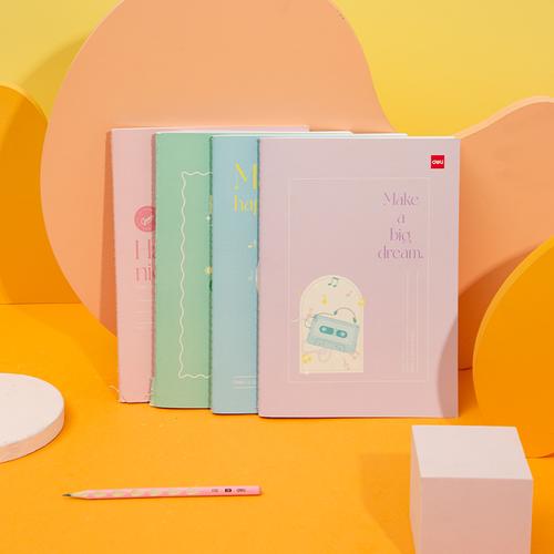 [EZO.7001862] Deli Sewing Notebook / Buku Tulis A5 B5 EN02X