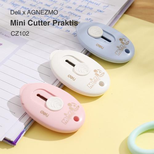 [EZO.7001874] Deli Mini Cutter / Cutter Portable Anti Karat CZ102