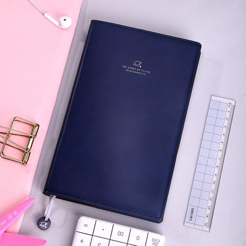 [EZO.7001906] Deli Leather Cover Notebook / Buku Catatan / Agenda / Planner SZ60X