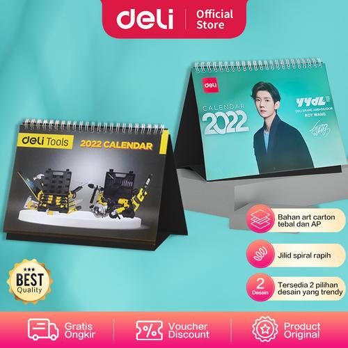 [EZO.7002138] Deli Desk Calendar / Kalender Meja 2022 Desain Roy Wang & Tools IM05X