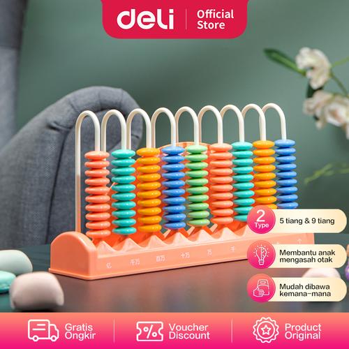 [EZO.7002176] Deli Counter / Sempoa Warna Warni Mudah dibawa 7437X