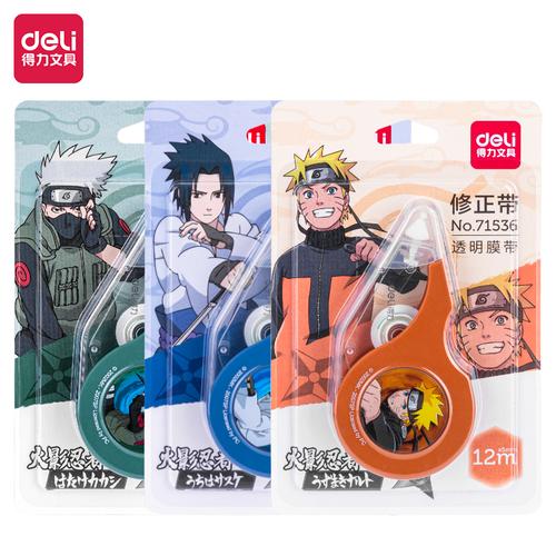 [EZO.7002245] Deli Correction Tape / Tip Ex Kertas 5mmx12m Design Naruto 71536