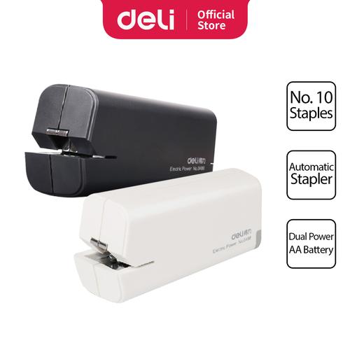 [EZO.7002403] Deli Stapler / Staples Elektrik Kapasitas 10Lembar effortless 0488