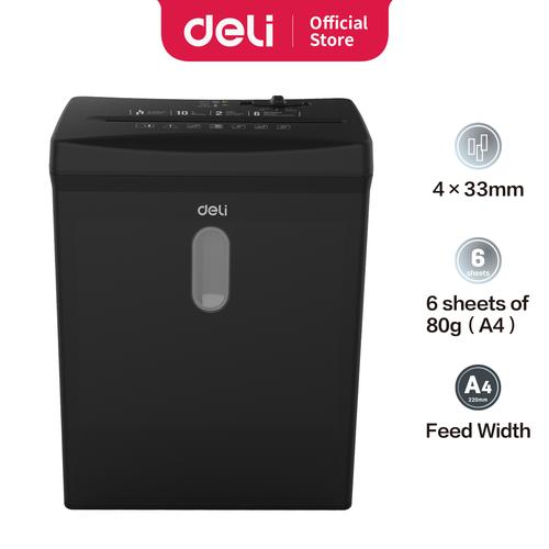 [EZO.7002475] Deli Paper Shredder Mesin Penghancur Kertas Berkas Dokumen E9949