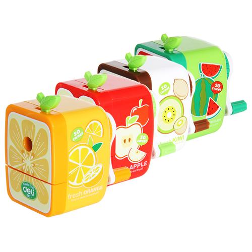 [EZO.7002510] Deli Rautan Pensil Putar Series Buah Warna-Warni Random 0671
