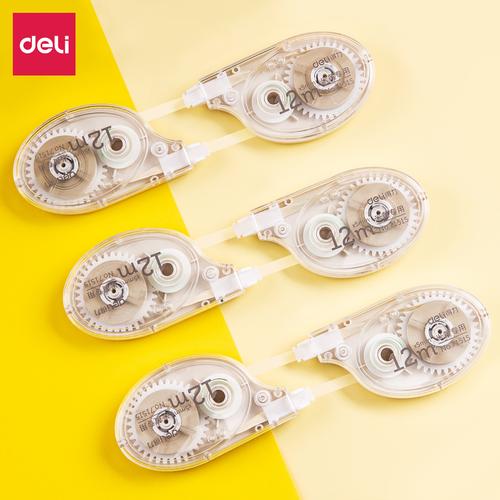 [EZO.7002535] Deli Correction Tape Tipe X Kertas 1Set Isi 6Pcs 5mmx12m 71515