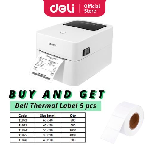 [EZO.7002566] Deli Thermal Printers Mesin Pencetak Kertas Thermal DL-740CS