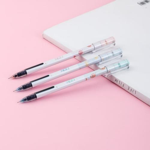 [EZO.7002572] Deli Gel Pen Pulpen Gel warna Hitam 0.5mm A472