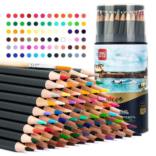 [EZO.7002655] Deli profesional pensil warna 72 warna tahan air 68114