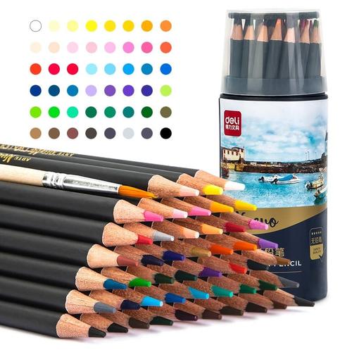 [EZO.7002656] Deli profesional pensil warna 48 warna tahan air 68102