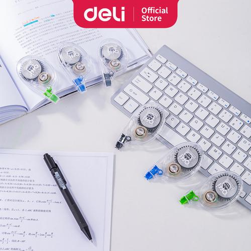 [EZO.7002733] Deli 8177 correction tape white 6 pcs