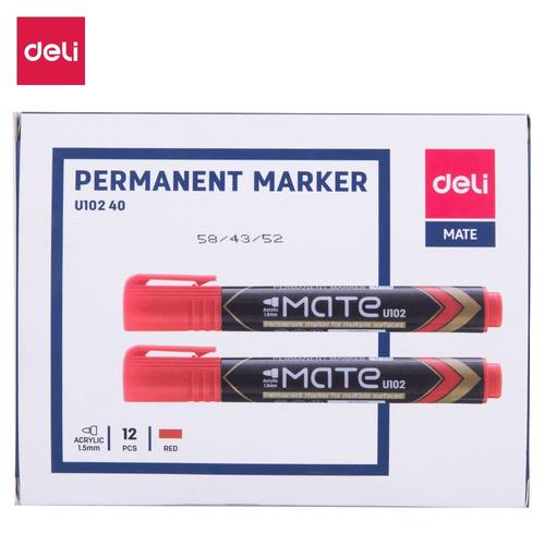 [EZO.7002788] Deli Spidol permanen / Permanent Marker - 1.5mm Kering cepat EU10240