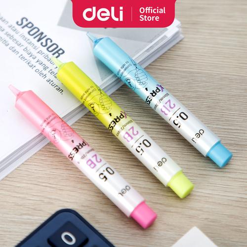 [EZO.7002792] Deli Isi Pensil Mekanik / Mechanical Pencil Lead - 2B 0.5mm EU67600