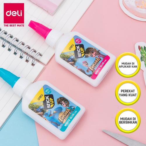 [EZO.7002820] Deli EA75000 Explora White Glue 40ml / Lem Cair Putih 40 ml