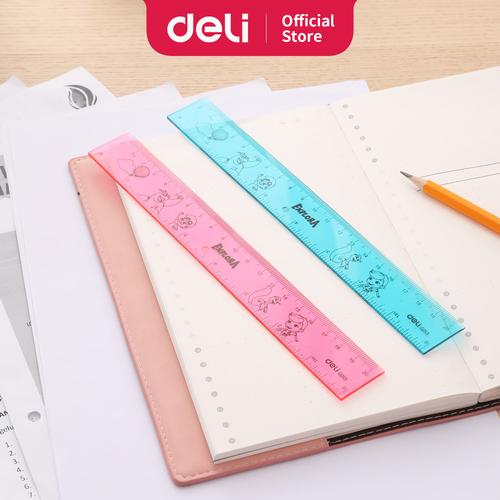 [EZO.7002829] Deli EG01302 Ruler 20 cm Explora / Penggaris 20 cm Explora