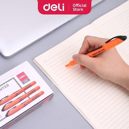 [EZO.7002857] Deli EU35160 Highlighter - Orange
