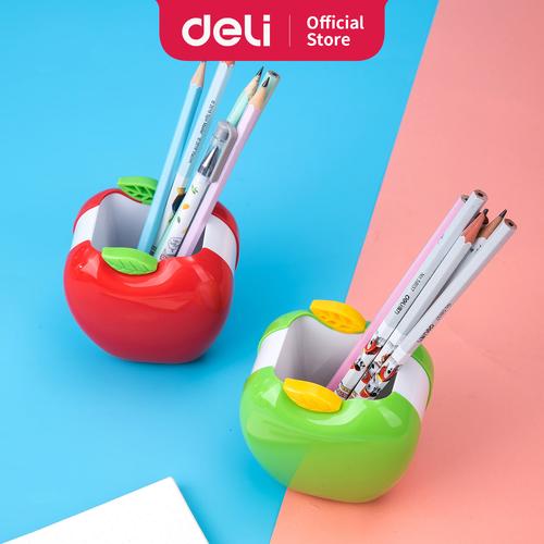 [EZO.7002861] Deli E9139 Tempat Pulpen-PS Apple Pen Stand Red Green