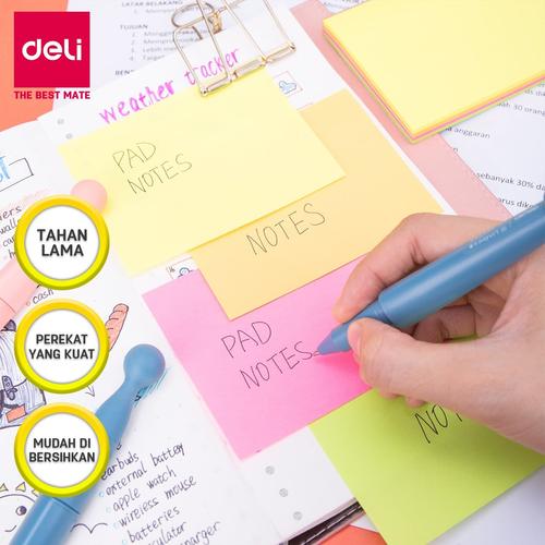 [EZO.7002898] Deli EA02102 Memo tempel - Flip Sticky Notes 76×101mm 3''