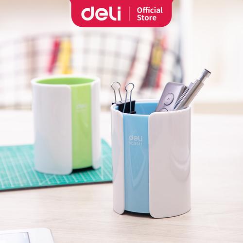 [EZO.7002913] Deli E9141 Tempat Pulpen-PS Dual Color Pen Holder φ82×106mm