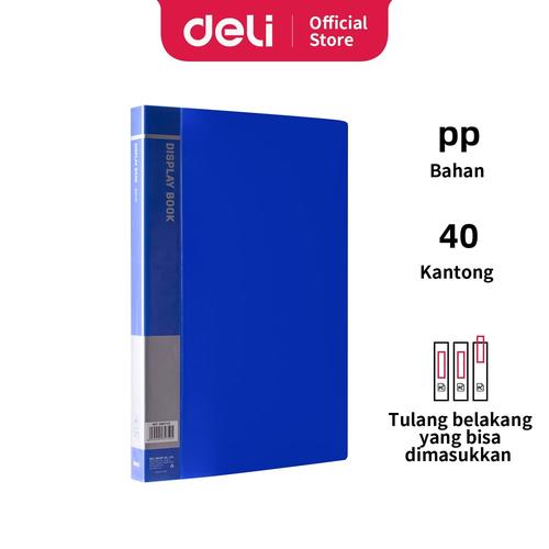 [EZO.7002946] Deli EB01802 Display Book/Clear Holder- FC 60P