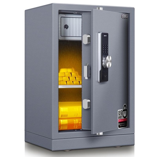 [EZO.7300001] Deli Brankas Besi Digital / Digital Safe Box 43x38x69 cm Pratisi Adjustable Double Unlocking 3645A