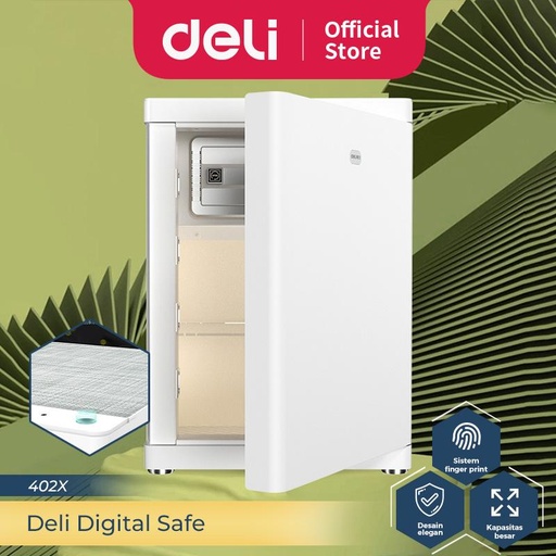 [EZO.7300216] Deli Brankas Besi Digital / Fingerprint Digital Safe Box 38x40x56 cm 3 Unlocking Step Brankas Sidik Jari 4021