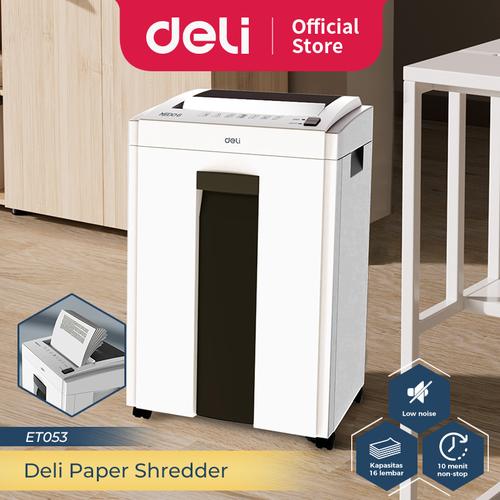 [EZO.7300274] Deli Mesin Penghancur Kertas 23 L 16 Lembar 10 Menit ET053