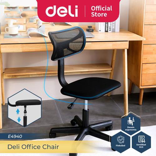 [EZO.7300275] Deli Kursi Kantor /Kursi Kerja / Kursi Belajar Tanpa Sandaran E4940