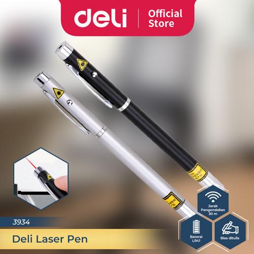 [EZO.7300325] Deli Laser Pointer Wireless alat presentasi berbentuk pen 2 warna 3934