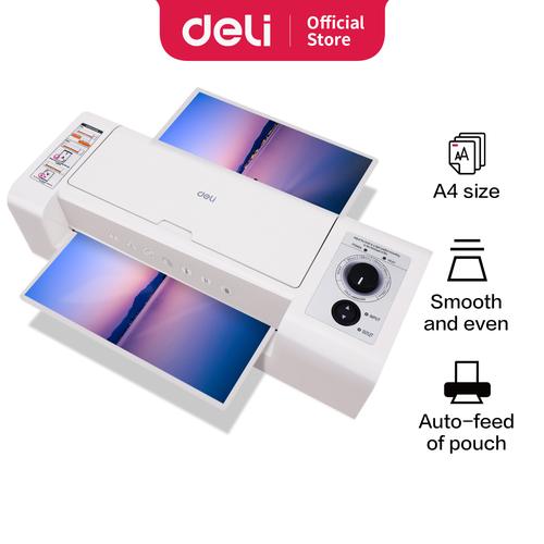 [EZO.7300337] Deli Mesin Laminating A4 safety reverse kecepatan 300 mm E3891-EU