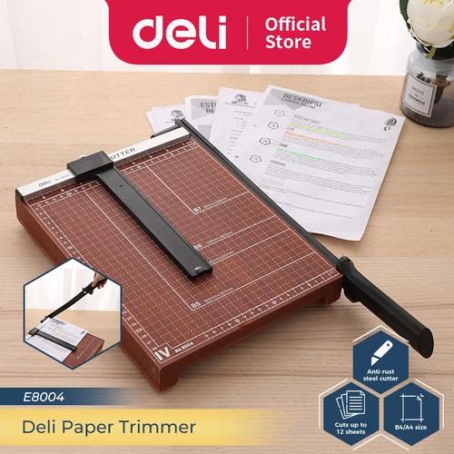 [EZO.7300341] Deli Pemotong kertas A4 Paper Trimmer anti slip E8004
