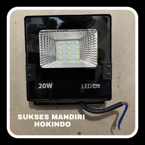 [EZM.1111013] Lampu sorot LED tembak Kap Floodlight 20 Watt 20W Putih ORI