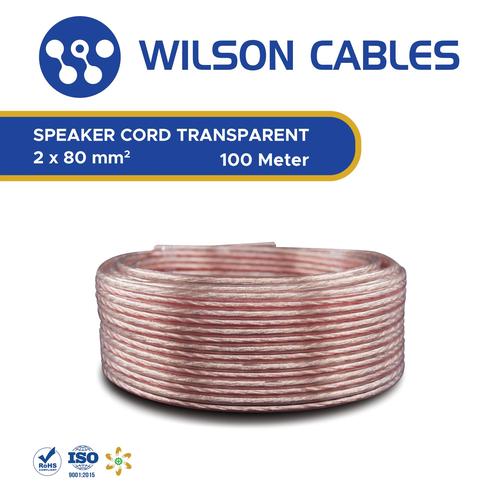 [EZM.7900065] Kabel Audio 2x80 100 Meter TR - Speaker Cord Wilson Cables