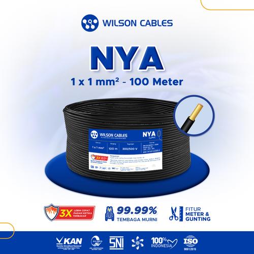 [EZM.7900070] NYA 1 mm2 100Meter - Kabel Listrik Tembaga Wilson Cables