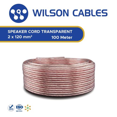 [EZM.7900138] Kabel Audio 2x120 100 Meter TR - Speaker Cord Wilson Cables