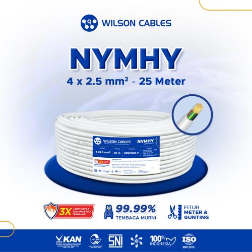 [EZM.7900172] Kabel NYMHY 4x2.5 mm2 25 Meter - Kabel Listrik Tembaga Wilson Cables