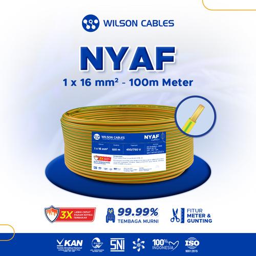 [EZM.7900200] NYAF 16 mm2 100 Meter - Kabel Tembaga Serabut Wilson Cables