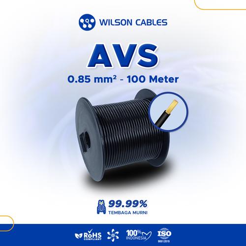 [EZM.7900344] Kabel AVS 0.85 mm2 100 Meter - Kabel Otomotif Wilson Cables