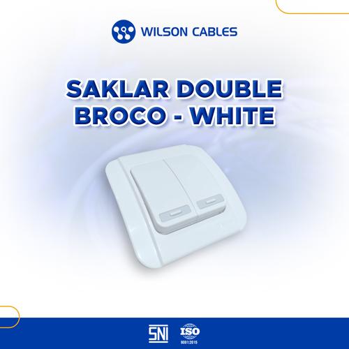 [EZM.7900532] Broco Saklar Double Galleo G162-55S - Broco Saklar Double Switch