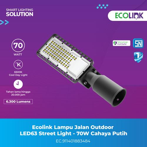 [EZM.1070053] Lampu Jalan LED Ecolink Street Light SL007 70 Watt 70W Ecolink LED 70 W Cahaya Putih